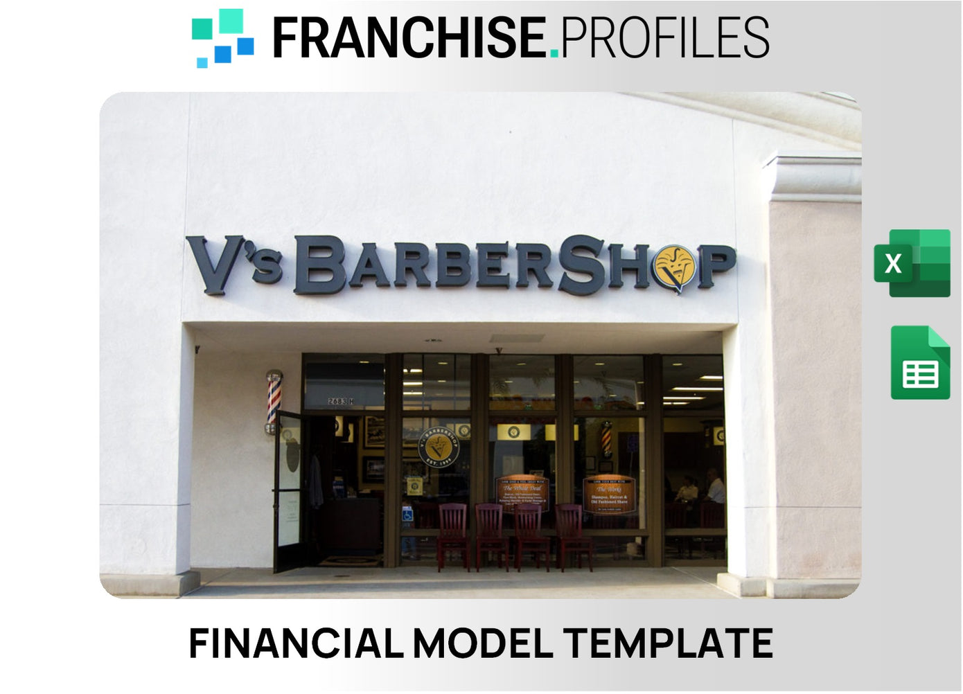 V's Barbershop Franchise Financial Model Template