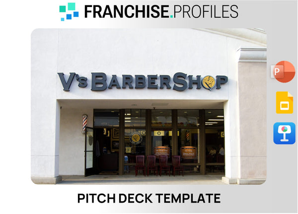 V's Barbershop Franchise Pitch Deck Template