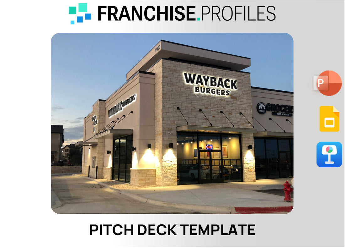 Wayback Burgers Franchise Pitch Deck Template
