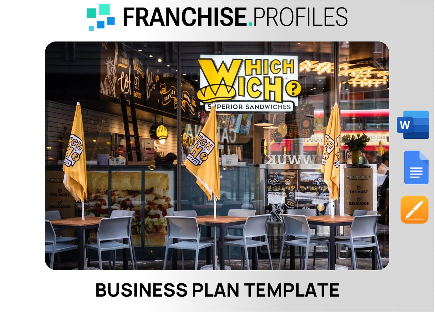 Which Wich Franchise Business Plan Template