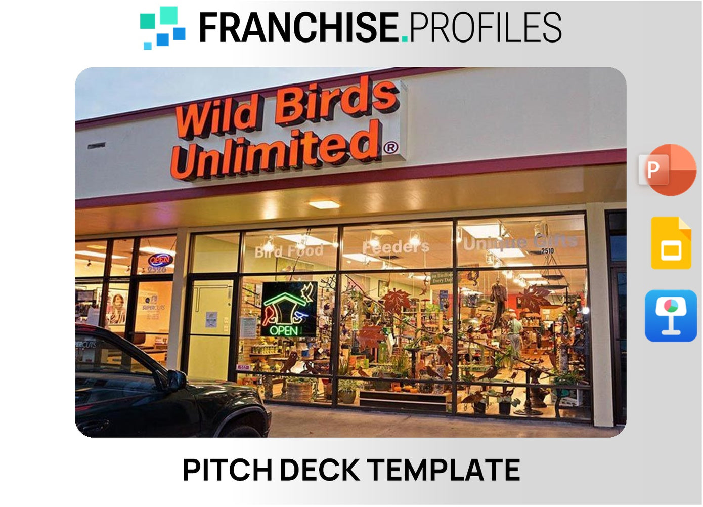 Wild Birds Unlimited Franchise Pitch Deck Template