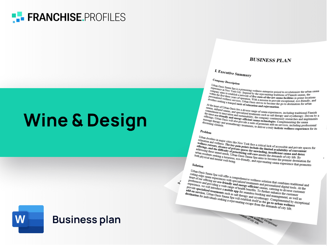 Wine & Design Franchise Business Plan Template
