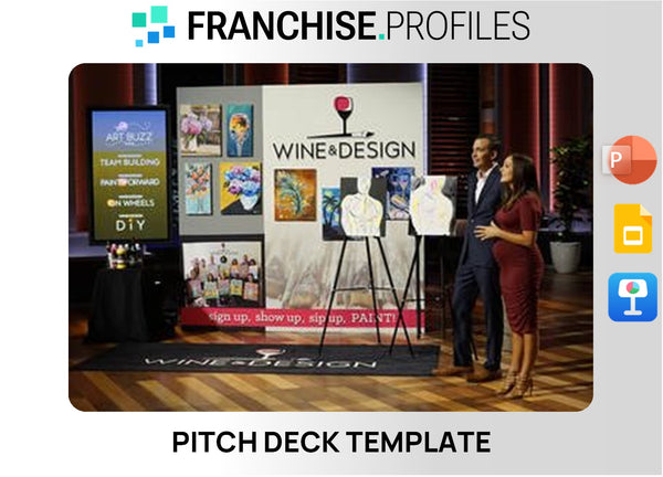 Wine & Design Franchise Pitch Deck Template