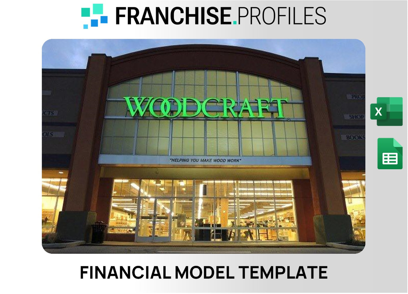 Woodcraft Franchise Financial Model Template