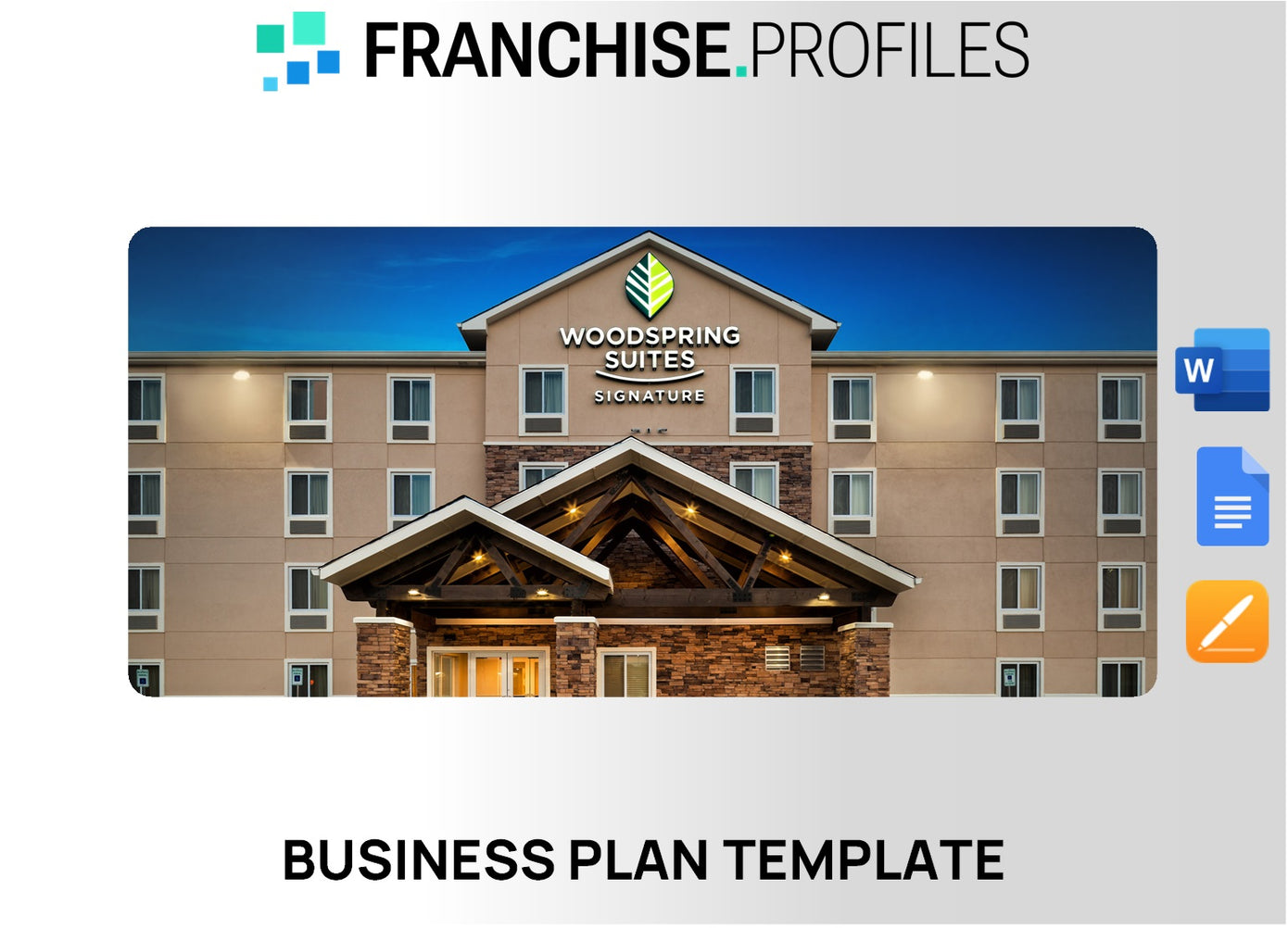 WoodSpring Suites Franchise Business Plan Template