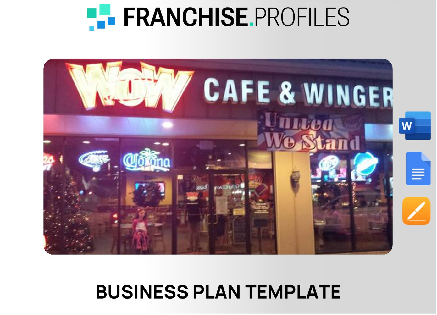 WOW Cafe & Wingery Franchise Business Plan Template