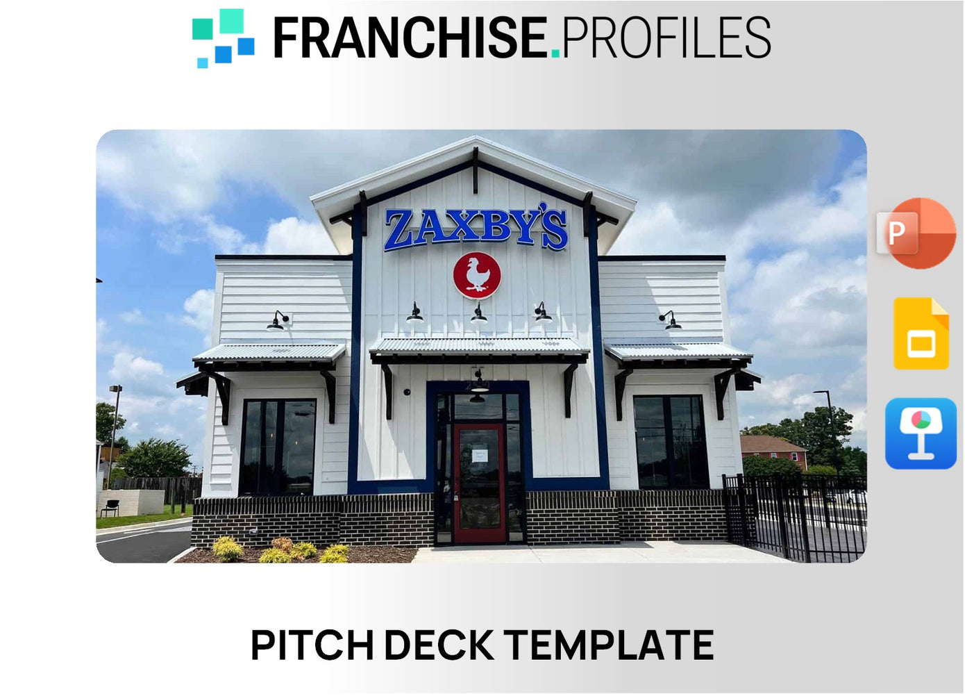 Zaxby's Franchise Pitch Deck Template