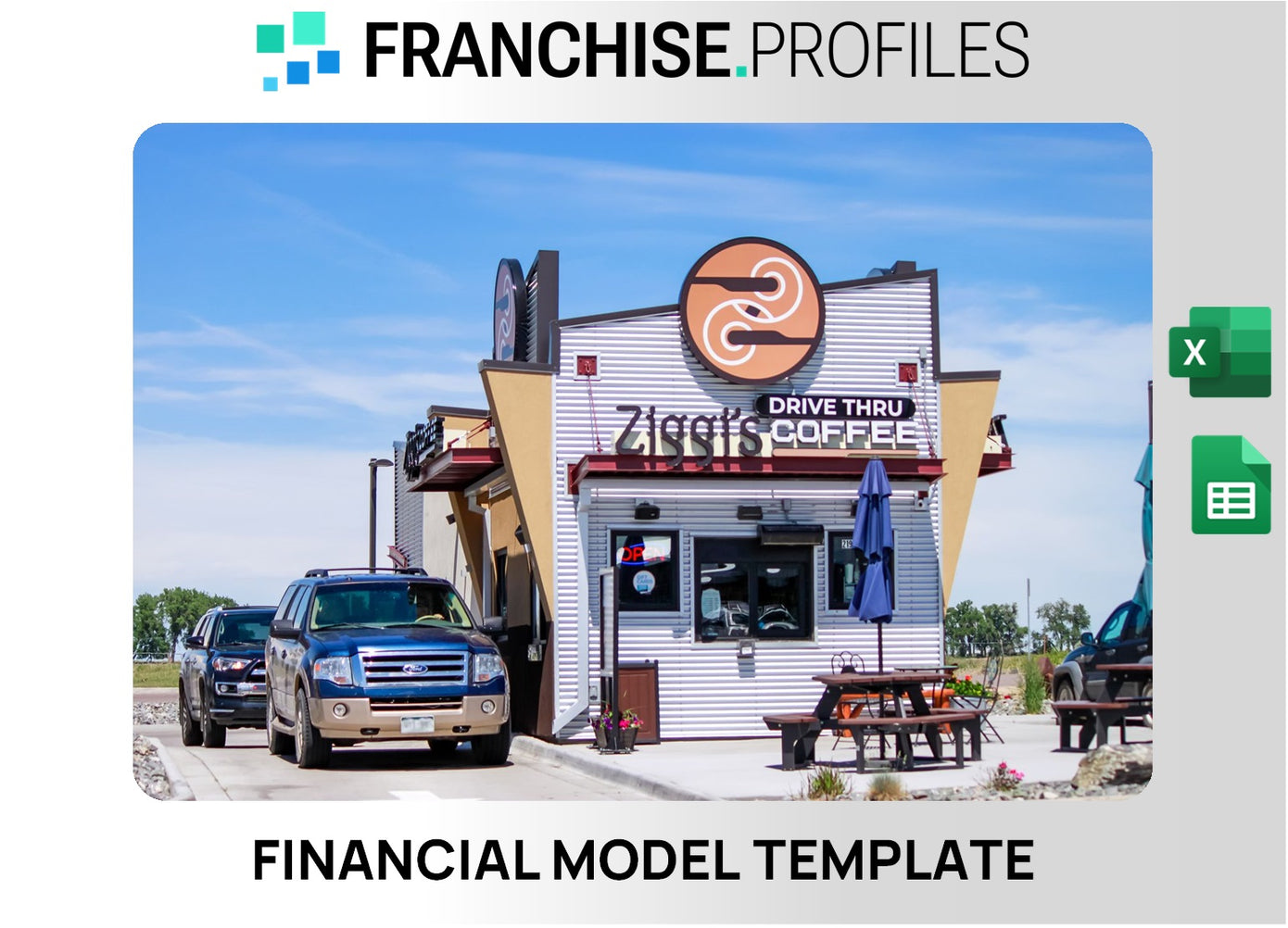 Ziggi's Coffee Franchise Financial Model Template